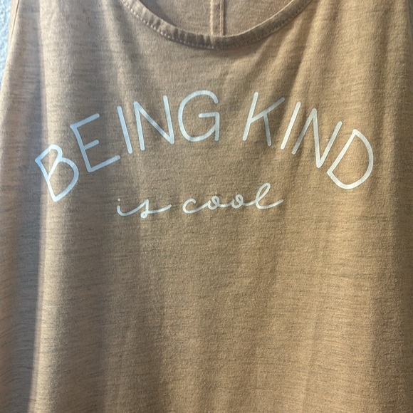 “Being kind is cool” graphic tank top unisex size small - Picture 2 of 5